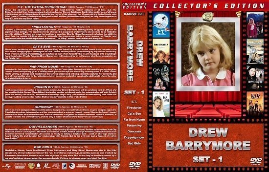 dvd cover Drew Barrymore Collection