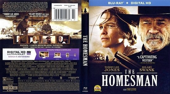 dvd cover the homesman br