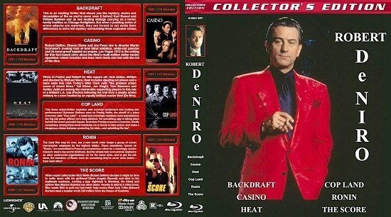 dvd cover Robert De Niro Collection