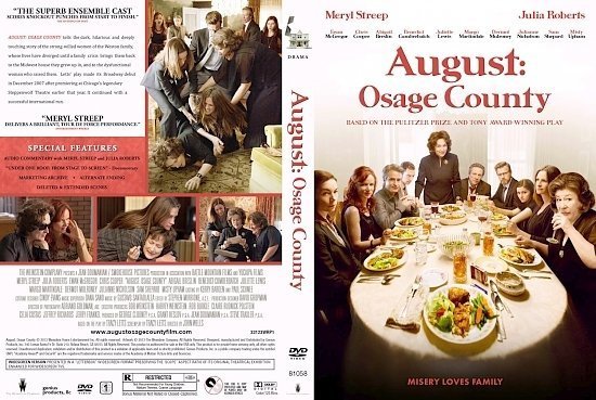 dvd cover August: Osage County