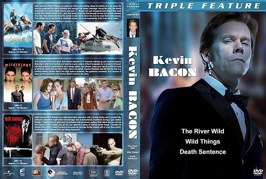 dvd cover Kevin Bacon Triple Feature