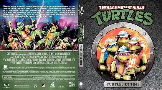 dvd cover Teenage Mutant Ninja Turtles III