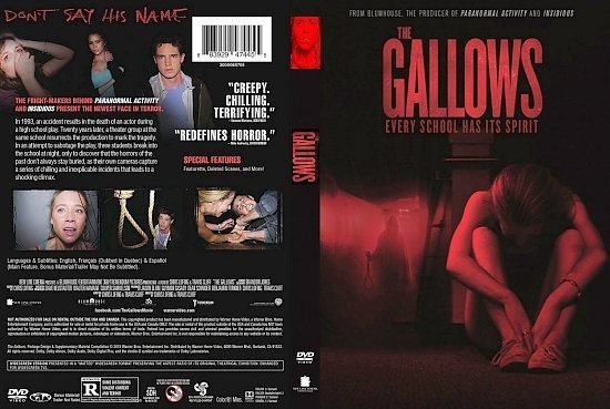 dvd cover The Gallows