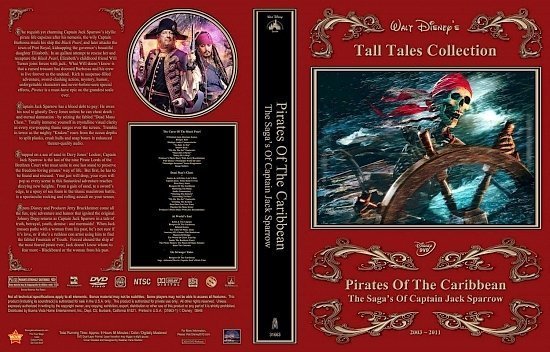 dvd cover Pirates OF The Caribbean