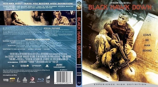 dvd cover Black Hawk Down