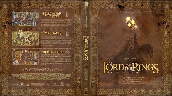 dvd cover The Lord Of The Rings Trilogy