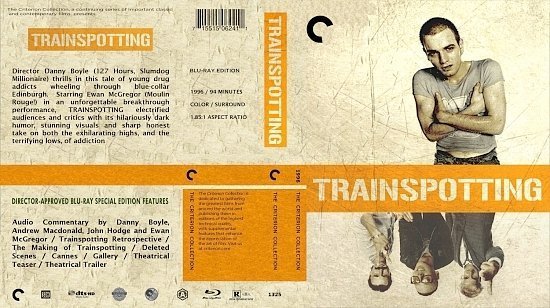 dvd cover Trainspotting