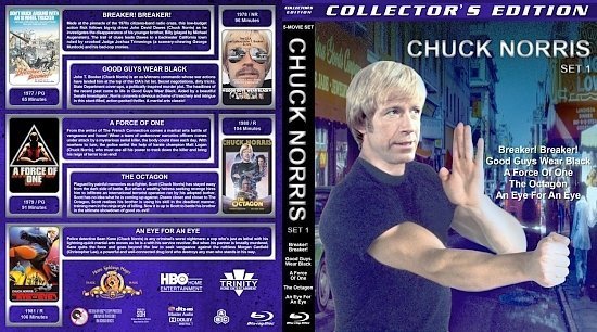 dvd cover Chuck Norris Collection Set 1