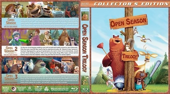 dvd cover Open Season Trilogy