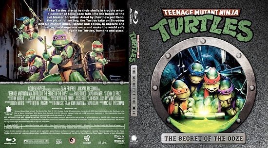 dvd cover Teenage Mutant Ninja Turtles II: The Secret of the Ooze
