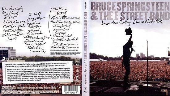 dvd cover Bruce Springsteen & the E Street Band: London Calling LIVE in Hyde Park (2010)