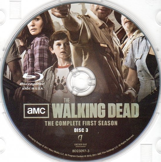 dvd cover The Walking Dead Season 1 (2010) Blu-Ray
