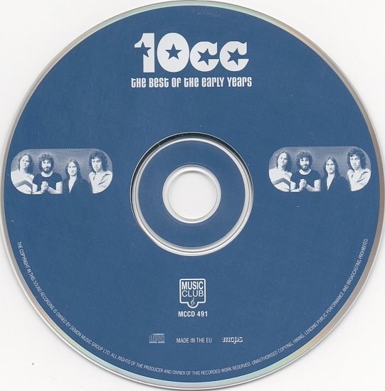 dvd cover 10cc - The Best Of The Early Years (2002)