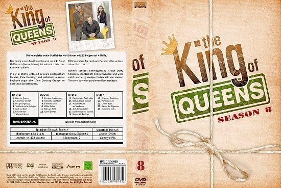 dvd cover The King of Queens: Staffel 8 (2005) R2 German