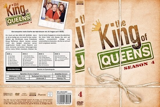dvd cover The King of Queens: Staffel 4 (2002) R2 German
