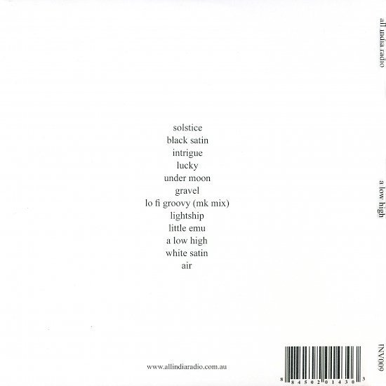 dvd cover All India Radio - A Low High (2009)