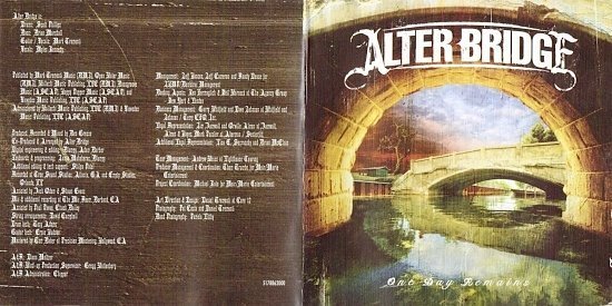 dvd cover Alter Bridge - One Day Remains