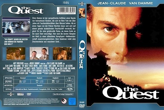 dvd cover The Quest (Jean-Claude Van Damme Collection) (1996) R2 German