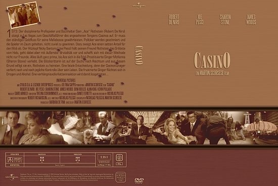 dvd cover Casino (Gangster Collection) (1995) R2 German