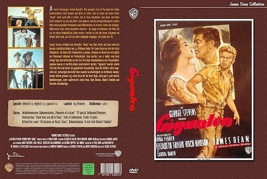 dvd cover Giganten (1956) R2 German
