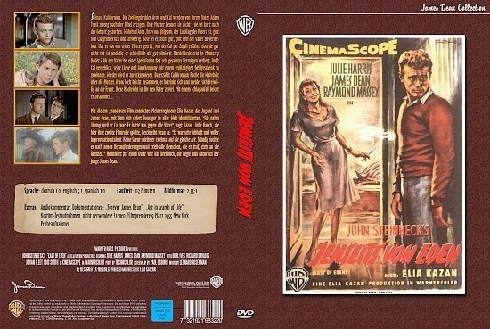 dvd cover Jenseits von Eden (1955) R2 German