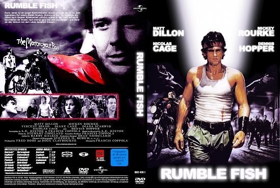 dvd cover Rumble Fish (1983) R2 German