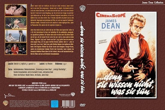dvd cover Denn sie wissen nicht was sie tun (1955) R2 German