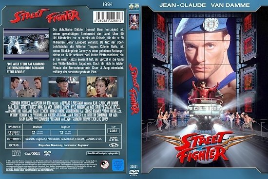 dvd cover Street Fighter (Jean-Claude Van Damme Collection) (1994) R2 German