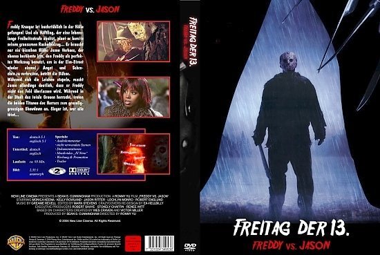 dvd cover Freddy vs. Jason (2003)