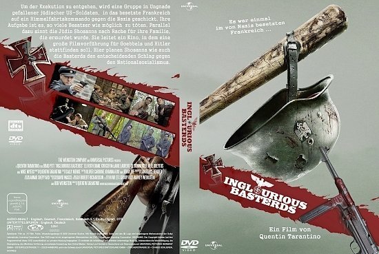 dvd cover Inglourious Basterds (2009) R2 German