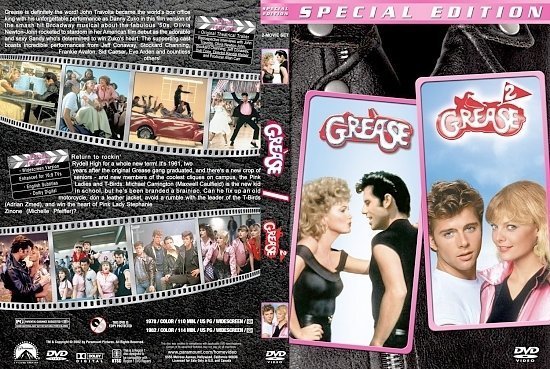 dvd cover Grease / Grease 2 Double
