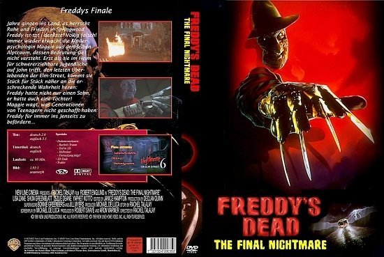 dvd cover A Nightmare on Elm Street 6: Freddy's Finale (1991) R2 German