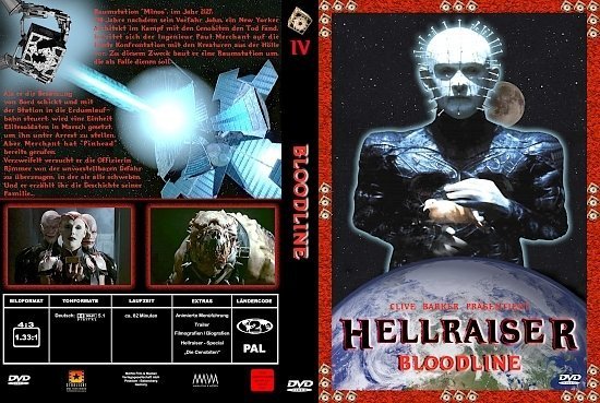 dvd cover Hellraiser 4: Bloodline (1996) R2 German