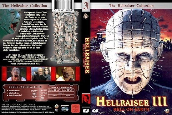 dvd cover Hellraiser 3: Hell on Earth (1992) R2 German