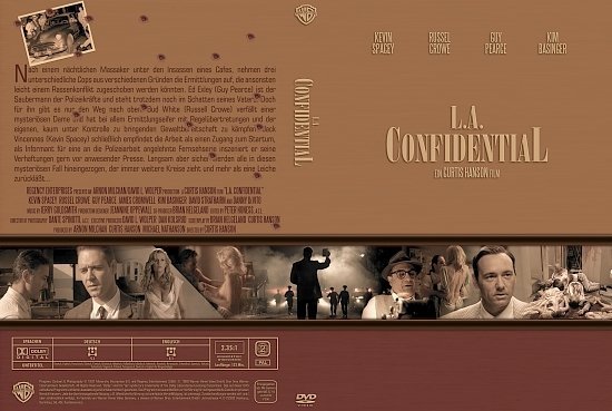 dvd cover L.A. Confidential (Gangster Collection) (1997) R2 German