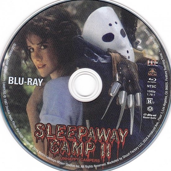 dvd cover Sleepaway Camp 2 (1988) Blu-Ray Cover+Label