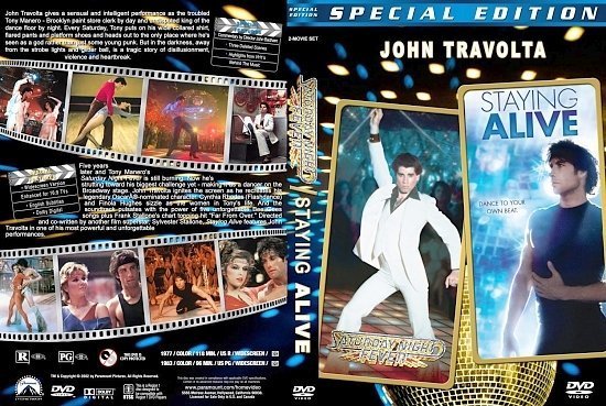 dvd cover Saturday Night Fever / Staying Alive Double