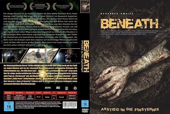dvd cover Beneath: Abstieg in die Finsternis R2 Custom GERMAN