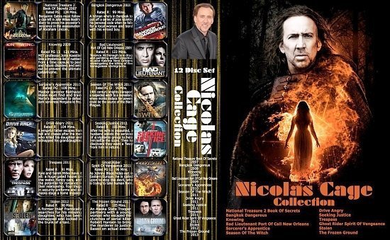 dvd cover Nicolas Cage Collection