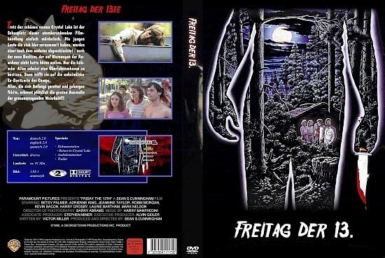 dvd cover Freitag der 13 Teil 1 (1980) R2 German