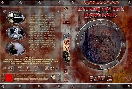 dvd cover Return of the living Dead 2 (1988) R2 German