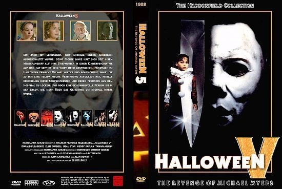 dvd cover Halloween 5: Die Rache des Michael Myers (1989) R2 German