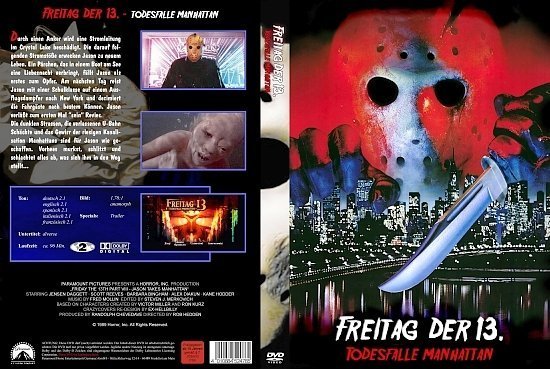 dvd cover Freitag der 13 Teil 8 : Todesfalle Manhattan (1989) R2 German
