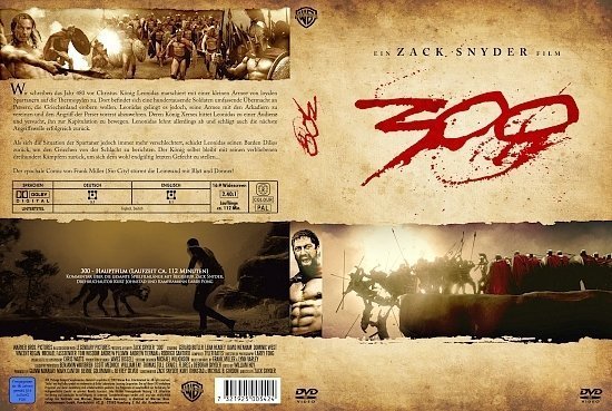 dvd cover 300 (2007) R2 German