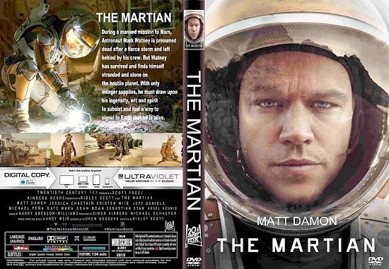 dvd cover The Martian R1