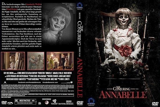dvd cover Annabelle R1 Custom GERMAN