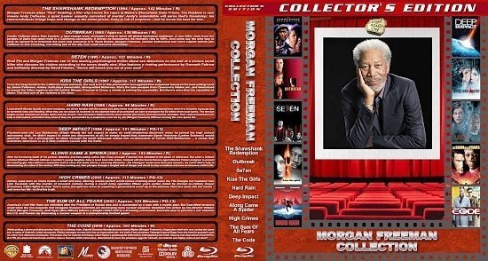 dvd cover Morgan Freeman Collection