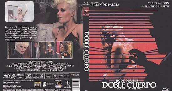 dvd cover Body Double (1984) Blu-Ray Spain Cover+Label