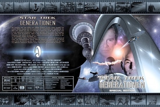 dvd cover Star Trek 7: Treffen der Generationen (1994) R2 German