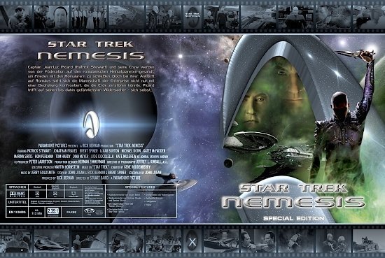 dvd cover Star Trek 10: Nemesis (2002) R2 German